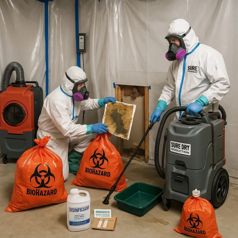 Contaminated Water Handling Protocols process in Justice, IL