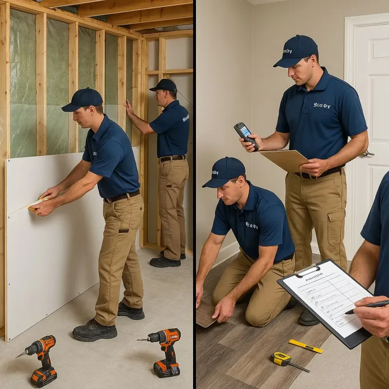 Repairs and Reconstruction process in Justice, IL